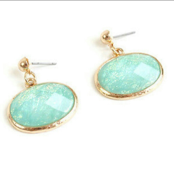 Jewelry Pretty Sea Green Earrings Poshmark